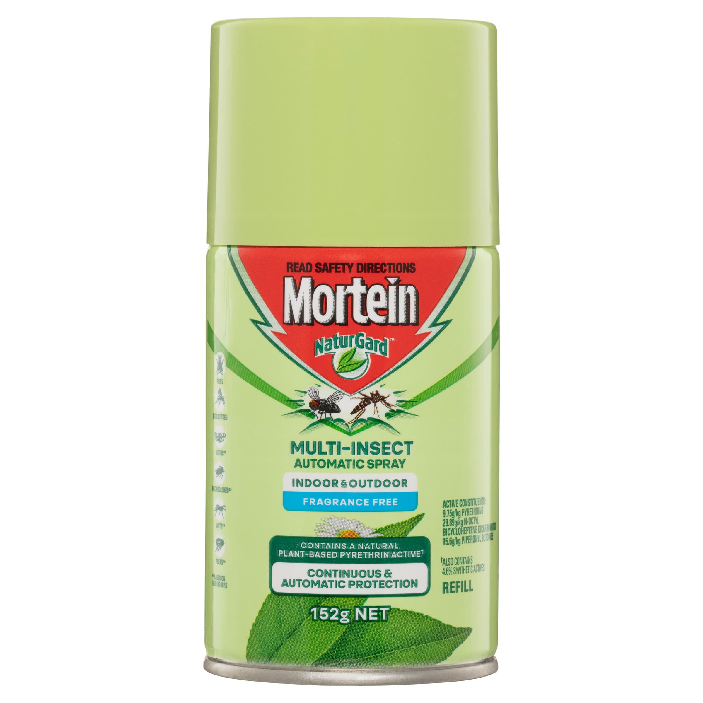 Mortein NaturGard Multi-Insect Automatic Refill Fragrance Free 152g