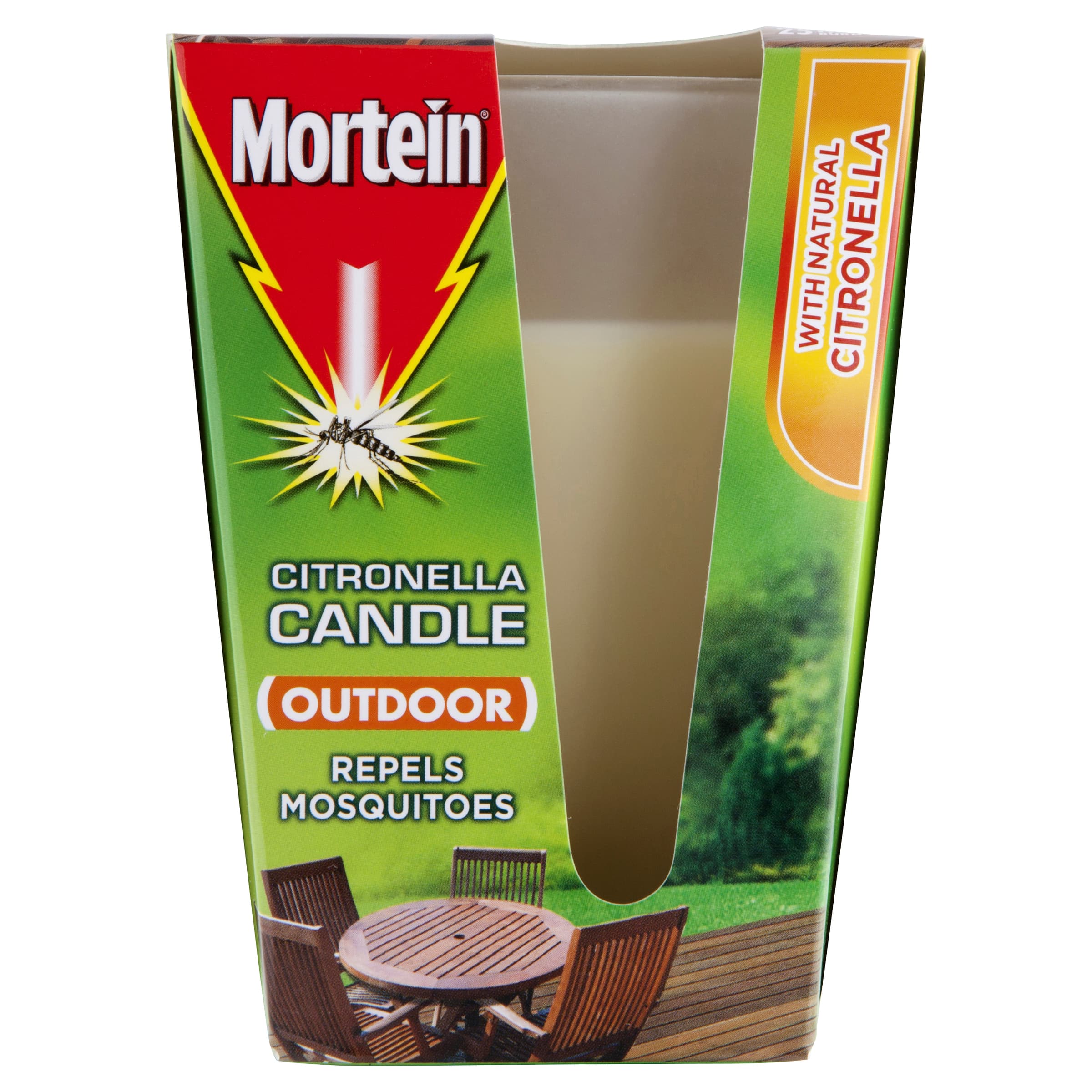 Mortein Outdoor Citronella Candle Mosquito Repellent 150g